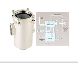 Bottom Intake 1 ½” Strainer