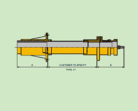 Complete Stern tube assembly